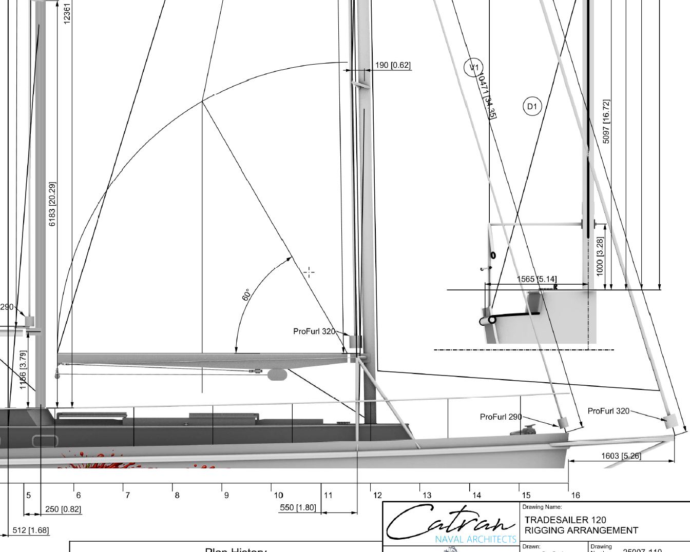 TradeSailer Rigging plan